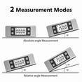thumbnail image 3 of Digital Protractor Inclinometer Level Angle Meter Measuring Angle Meter Magnet 90 Degree Ruler Digital Level Box, 3 of 8