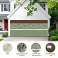 thumbnail image 2 of Sage Green Brown Flowers Garage Door Cover Banner 6 x 13 FT, Classic Botanical Art Elegant Garage Door Curtains Backdrop with Grommets for Indoor Outdoor Wall Party Porch Yard Decorations Background, 2 of 9