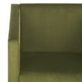 thumbnail image 2 of SAFAVIEH Ylva Modern Style Accent Chair, Olive Velvet, 2 of 11