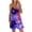 Purple jumpsuits women dressy, variant on Wycnly Jumpsuits for Women Dressy Vacation Baggy Short Overalls Casual Pocket Strap Jumpsuits Summer V-Neck Sleeveless Floral Print Mini Trendy Rompers Navy xl