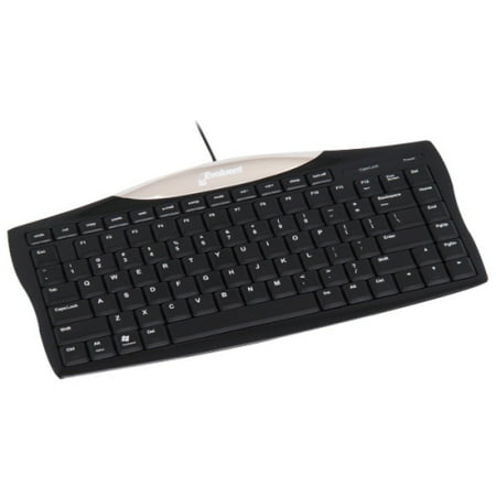 Internet Office Compact - Evoluent EKB Evoluent Essentials Full Featured Compact Keyboard - Cable Connectivity - Compatible with Computer - Cut, Copy, Paste, Internet, Email, Mute, Volume Down, Volume Up, Sleep, Power, My