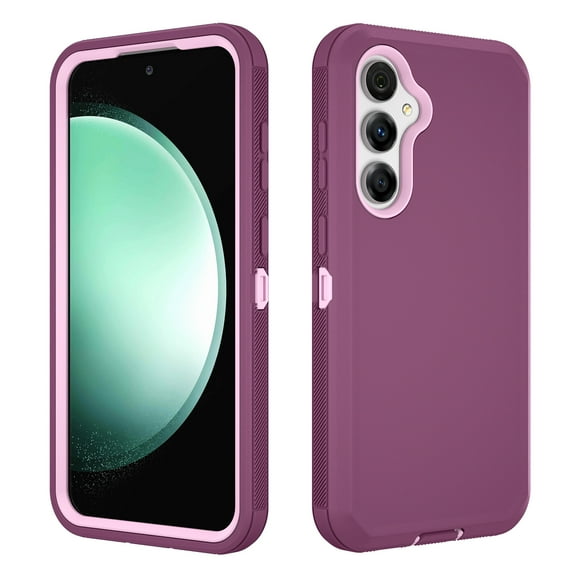 Tiflook for Galaxy S23 FE 5G 2023 Case,3 in 1 Sturdy Phone Case for Samsung S23 FE 5G, Shockproof Full Coverage Protective Cover Phone Case for Samsung Galaxy S23 FE 5G (2023) 6.4" Wine