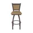 thumbnail image 5 of 870 Hadleigh 25" Swivel Counter Stool with Bronze Finish and Canter Sand Seat and Back, 5 of 5