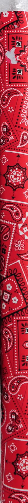 Waverly 44" 100% Cotton Paisley Bandana Poppy Craft Fabric By the Yard, Red, Black and White