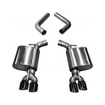 Corsa 15-19 Dodge Challenger 6.4L/17-19 Challenger 5.7L Black Sport Axle-Back Exhaust w/3.5in Tips CORSA Performance 21020BLK