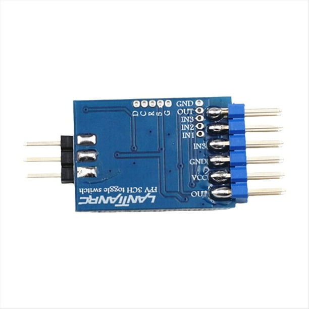 Módulo Conmutador de Palanca FPV de 3 Canales, Conmutador de Cámara PWM de 5-12 V, Compatible con Cámara RC para Dron FPV.