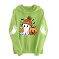 thumbnail image 5 of Women's Halloween Pullover Hoodies Oversized Funny Cute Print Sweatshirt with Pocket Lightweight Casual Long Sleeve Tops, 5 of 7