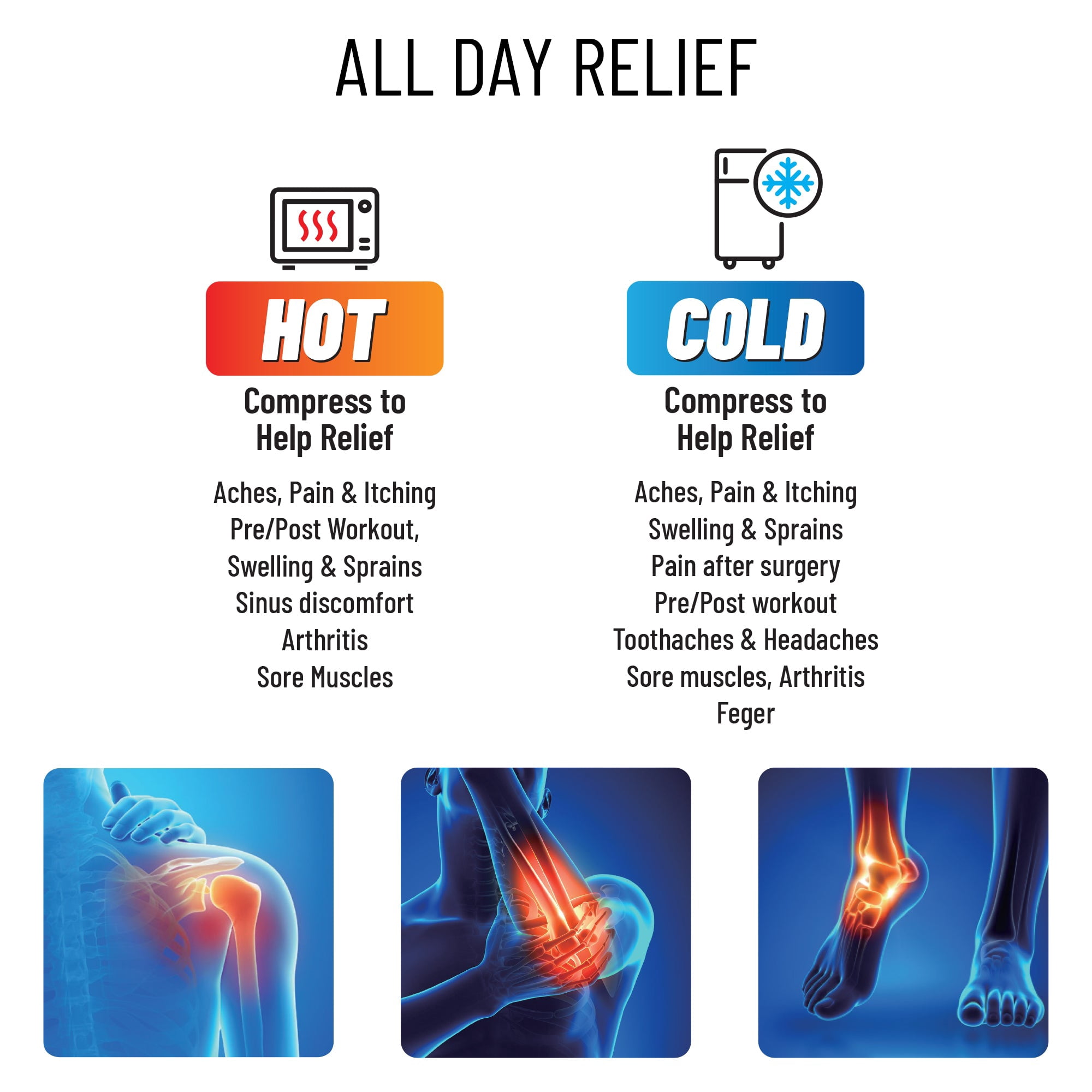 Trakk Hot & Cold Large Pack Multi-Purpose Therapeutic Beads 1 Each