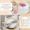 thumbnail image 5 of UrbanMingle Stainless Steel Metal Napkin Ring Holders, Yimerlen Holder Serviette Buckles, 5 of 5