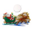 thumbnail image 1 of "Adornos Navideños con Ventosas - Luces LED de Santa Claus en Trineo para Decorar Ventanas y Puertas (Sin Pilas)", 1 of 6