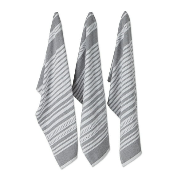 MINERAL FRENCH TERRY VARIEGATED STRIPE DISHTOWEL 3 PIECE