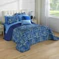 thumbnail image 3 of BrylaneHome Bedding BH Studio Reversible Two-Tone Ultra Soft Quilted Bedspread, 3 of 6