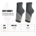 thumbnail image 2 of Unique Bargains 1 Pair Ankle Support Braces Adjustable Breathable Ankle Wrap Brace for Sports Running Gray Size L, 2 of 6