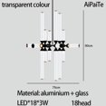 thumbnail image 1 of AiPaiTe Modern Living Room Pendant Light Study Bar Glass Tube Hotel Project Art Pendant Lighting. My Lux Decor Round, 1 of 18