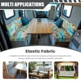 thumbnail image 3 of Uorisanigo RV Dinette Cushions Covers with Car Bench 1 Backrest & 1 Bench Slipcovers Stretch Tropical Turtle RV Seat Covers Cushion Slipcover Dirt-Resistant Car Loveseat for Camper, 3 of 7