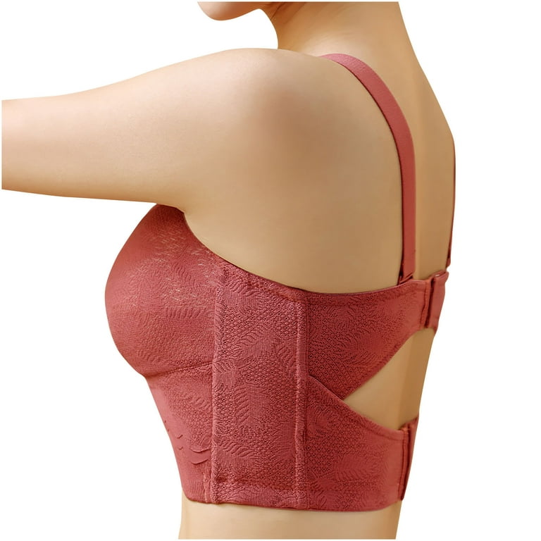 Lopecy-Sta Women's Bra Underwear Removable Shoulder Strap Daily Comfort Bra  Underwear Bras for Women Everyday Bras Deals Clearance Black