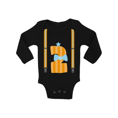 

Awkward Styles 2nd Birthday Bodysuit Boys Suit Baby Romper