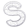 thumbnail image 1 of Romantic Iron Alphabet R Frame Wire Wreath Succulent Pot Wedding Decor, 1 of 6