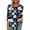 A03-Multicolor, variant on ZVAVZ Womens Graphic T-Shirts,Women Floral Print Tunic Tunic Tees 3/4 Sleeve Crew Neck Tops Folding Curved Hem Tunic Tee Flash Deals Today Multicolor S