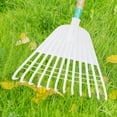 thumbnail image 6 of Raindrops White Plastic Hand Rake for Garden Cleaning with Durable Tooth Design and Reliable Performance, 6 of 8