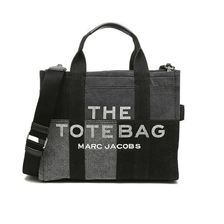 Marc Jacobs Women's The Denim Medium Tote Bag, Black Denim, One