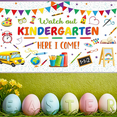 thumbnail image 4 of Colorful Design Kindergarten Banner Decorative Classroom Backdrop for Kids School Entry Learning Celebration, 4 of 7