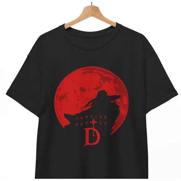 Vampire Hunter D T Shirt, Vintage Inspired Japanese Anime Shirt, Unisex Tee