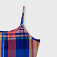 thumbnail image 4 of PatPat Family Matching Sets Preppy Style Plaid Panel Tee or Ruched Design Drawstring Side Bodycon Strap Dress, 4 of 6