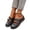 Navy, variant on LTTVQM Orthopedic Sandals for Women Close Toe Arch Support Walking Slippers Slip On Floral Wide Width Sandals for Women Anti-Slip Breathable Sandal Summer Flat Sandals Navy 38(US-7)
