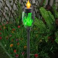 thumbnail image 1 of Lámpara La antorcha de la llama solar enciende la lámpara impermeable del paisaje del jardín del camino (4pcs) Ndcxsfigh Nuevos Originales, 1 of 9