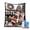 B, variant on Coloring Christmas Throw Blanket Fleece Throw with Personalizable Artwork, Polyester Flannel Body and Routine Gentle Machine Care