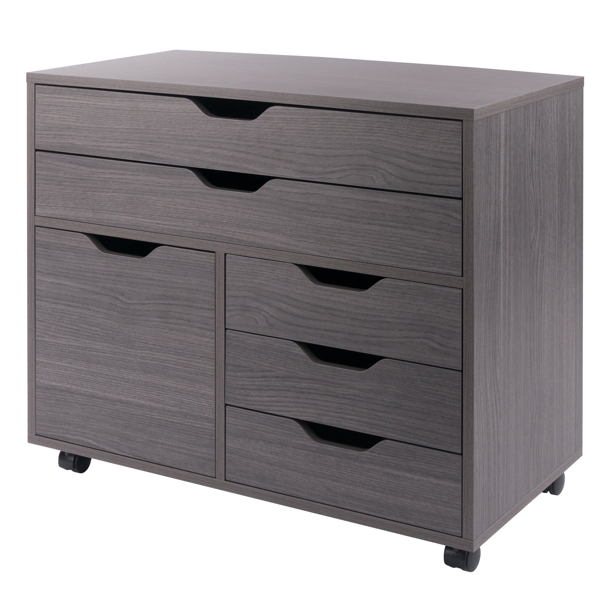Winsome, Mobile Storage Cabinet, 20633, Black Finish - Walmart.com