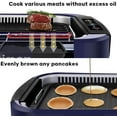 thumbnail image 4 of Indoor Grill Electric Griddle CUSIMAX Smokeless Grill, Portable Korean BBQ Grill with Turbo Smoke Extractor Technology, Non-stick Removable Grill Plate & Griddle Plate, 4 of 7