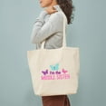 thumbnail image 3 of CafePress - I'm The Middle Sister Butterfly Tote Bag - Unisex Canvas Tote Bag, Beige, 1-Piece, 3 of 7