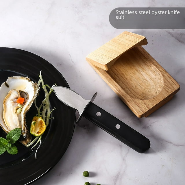 Durable Stainless Steel Shellfish Opener - Factory Direct Multifunctional Oyster Knife for Opening Oysters, Clams & Mussels, Sharp & Efficient Blade, Easy to Clean, Compact Design for Home & Outdoor