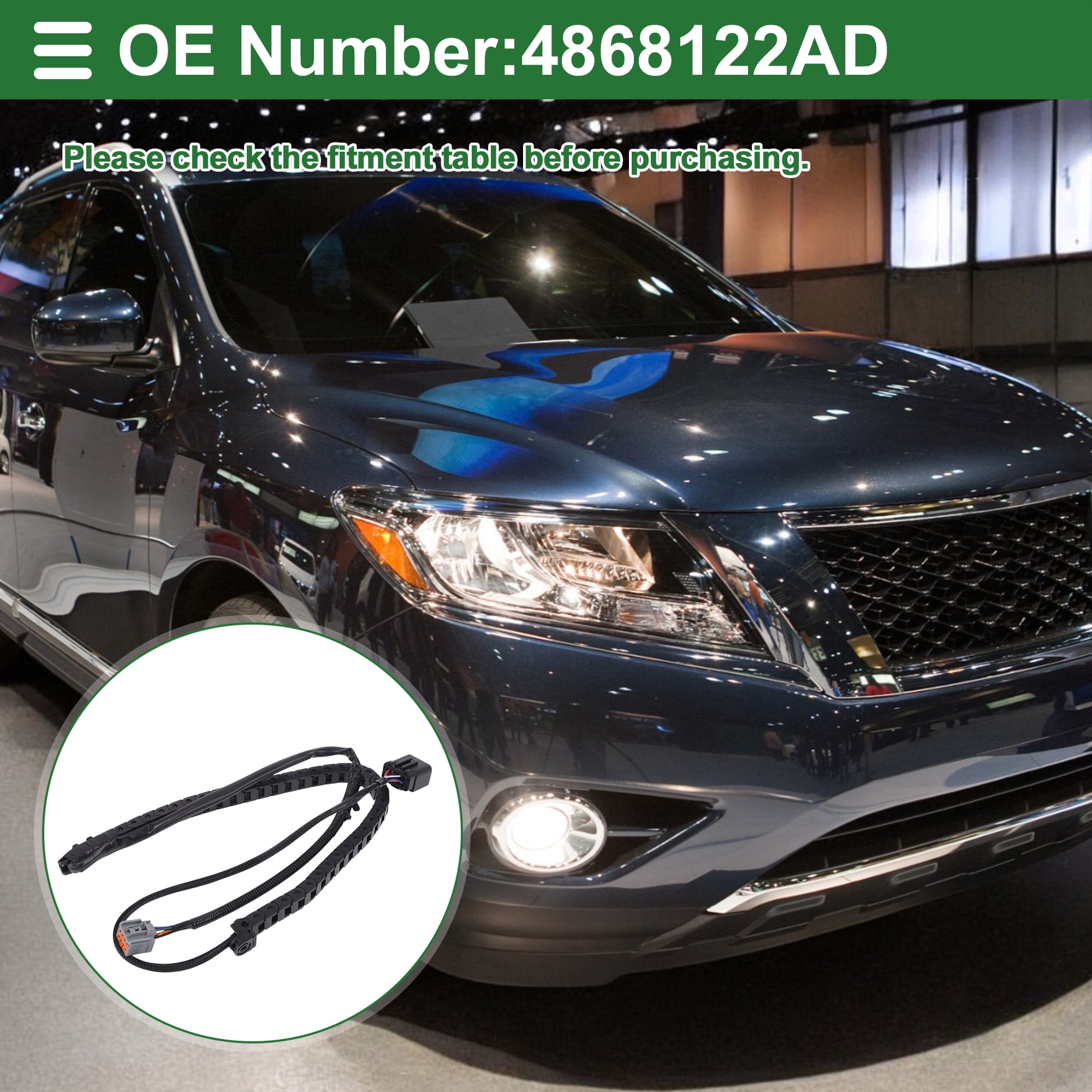Unique Bargains 7 Pin Door Wiring Harness Connector for Dodge GRAND CARAVAN