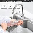 thumbnail image 7 of Cute Clouds Planes 2PCS Faucet Absorbent Mat Kitchen Faucet Sink Splash Guard Microfiber Cloth Faucet Splash Catcher Water Absorbent Mat Behind Faucet, Faucet Mat for Kitchen Sink 30x5in, 7 of 7