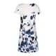 thumbnail image 5 of Vestido de verano para mujer, informal, con cuello en V, estampado floral, de manga corta, vestido de playa, vestido de línea A Pompotops ghjkhdj15828, 5 of 5