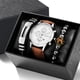 thumbnail image 4 of Reloj para hombre, regalo de negocios, traje de regalo de cumpleaños festivo, pulsera, collar, reloj, traje, 3 piezas/juego, 4 of 6
