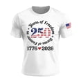 thumbnail image 3 of 250 Years American 1776 2026 250th 4th July Baseball Men T-Shirt 250 Year American Anniversary Flag Print Shirt, 3 of 3