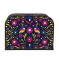 thumbnail image 2 of Lsque Colorful Mexican Print 4 Slice Toaster Cover , Kitchen Appliance Dustproof Protector , Toaster Protector Dustproof Kitchen Appliance Cover, 2 of 7