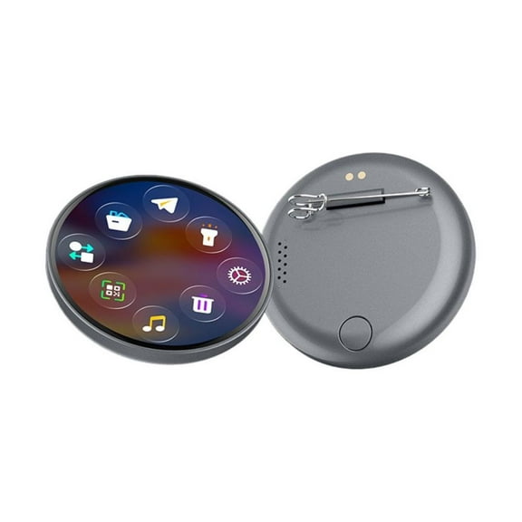 Digital displayed Pixel Badge Pin, 2025New HD Display Badge Magnetic Cute Pin, Magnetic Badges Button with Videos/Photos Display for Backpackbags Hats Coats