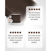 Small RFID Wallets For Women - Leather Slim Compact Trifold Womens Wallet Credit Card Holder Mini Coin Pouch Gifts For Women