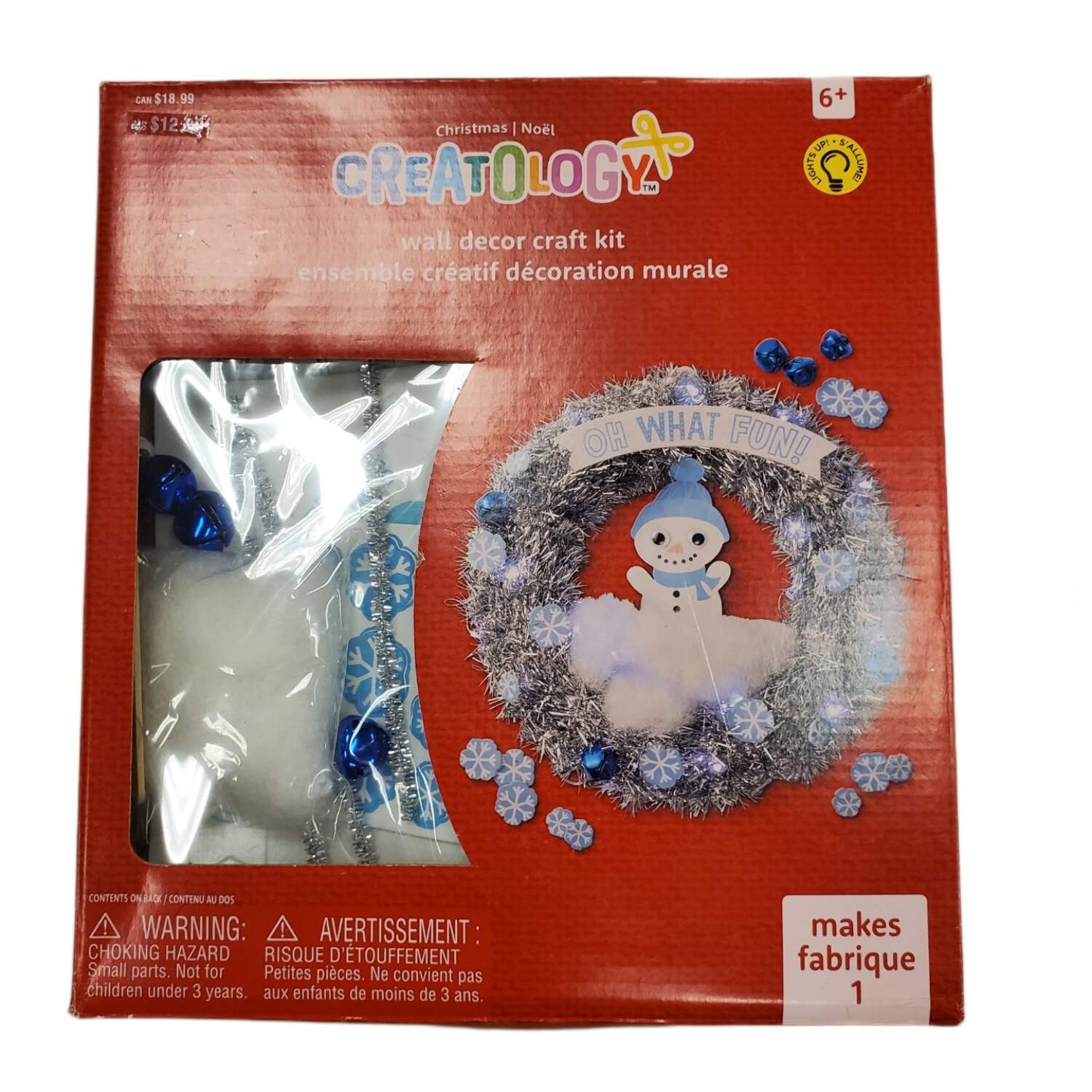 Kit De Perlage Crafty 'Wreath' Pour Créer Une Broche Ou Un Ornement - Modèle #906W, Neuf Sous Blister