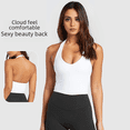 thumbnail image 2 of 2024 Nuevo sujetador de yoga de alta resistencia para mujer, camiseta sin mangas deportiva con cuello halter, a prueba de golpes, antiflacidez en la espalda, ropa deportiva embellecedora, 2 of 4