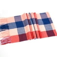 thumbnail image 4 of Women's Fashion Scarves Long Shawl Winter Thick Warm Knit Large Plaid Scarf Women's Fringe Scarf Winter Scarf for Women Windproof Warm Tassel Scarves Plaid Long Shawl for Cold Weather, 4 of 6