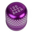thumbnail image 2 of DNA Motoring SK-6S-T1-PP Universal 6-Speed Purple Anodized Aluminum Netted Racing Shift Knob, 2 of 4