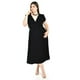 thumbnail image 1 of Vestido envolvente de terciopelo Roman Fashion /Tallas Extras, 3836 (Negro) negro 40, 1 of 6