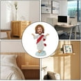 thumbnail image 4 of Jesus Bobblehead – 5” Dashboard Jesus for Car, Resin Figurine,Dashboard Resin Religious Statue Bobblehead - Exquisite Symbolic Decoration Figures for Living Room, Study Room, 4 of 8