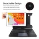 thumbnail image 4 of Teclado con carcasa protectora Estuche para teclado de tableta giratorio desmontable de 360 ° Efecto de retroiluminación colorido Compatible con iPad 10.2 (2019/2020) / iPad Air3 / iPad Pro 10.5 Maboto Teclado con carcasa protectora, 4 of 5
